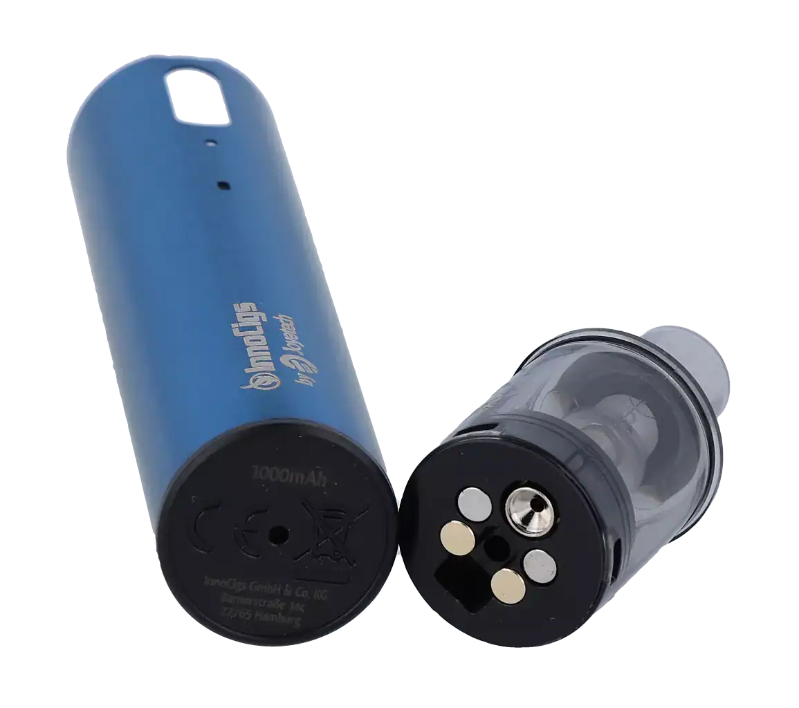 InnoCigs eGo POD E-Zigaretten Set 4 Ergiebige wiederaufladbare 18650 Lithium-Ionen Akku mit 3.7V Spannung, ideal für Taschenlampen, E-Zigaretten und tragbare Geräte - langlebig und umweltfreundlich.