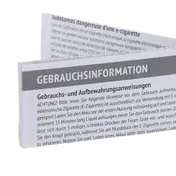 Joyetech EN Head 12 Gebrauchsinformation für E-Zigaretten, Anleitung zum sicheren Gebrauch, Akku laden, Dampfen, Vorsichtsmaßnahmen, Zubehör, Leitfaden für Nutzer.