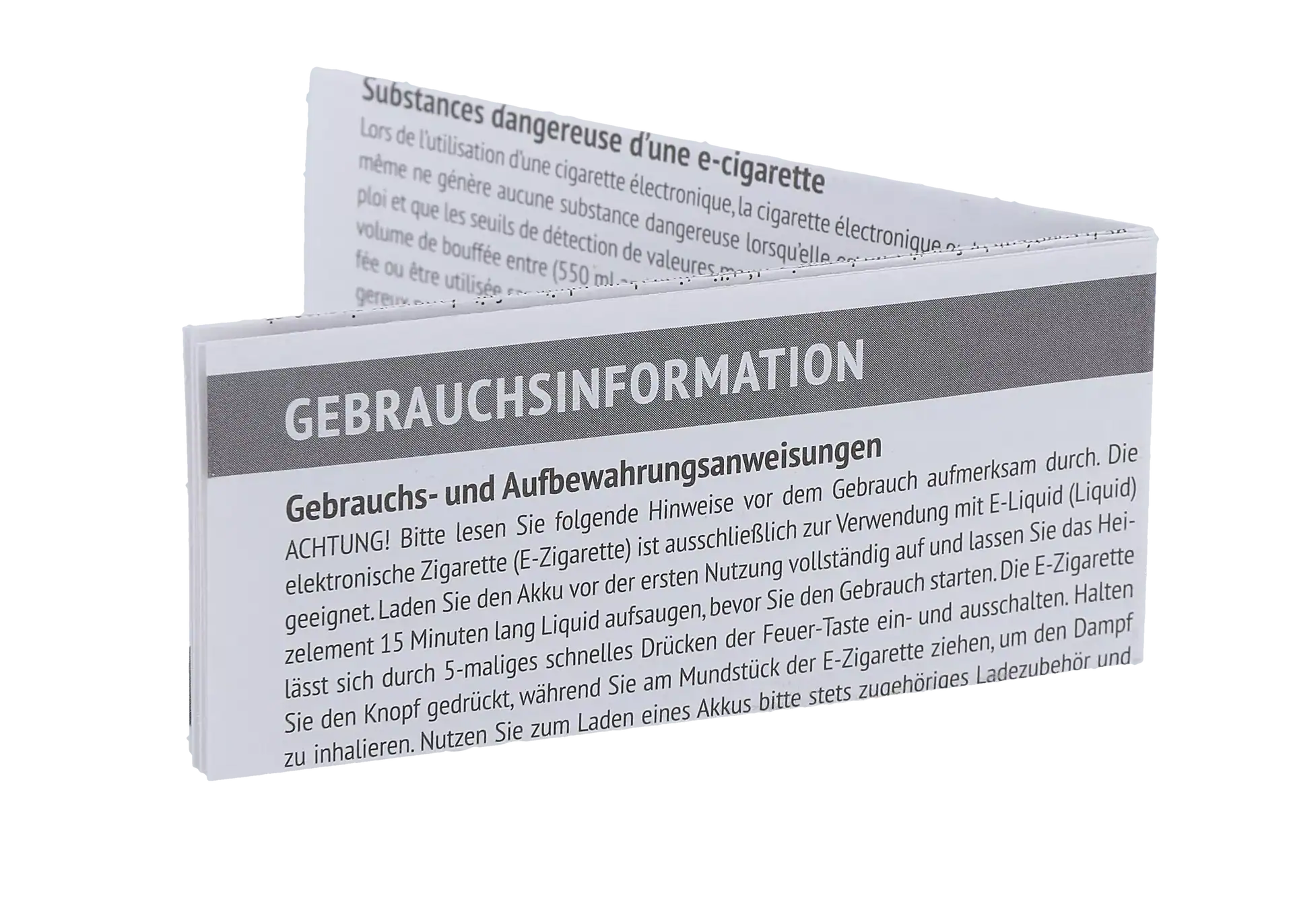 Joyetech EN Head 6 Gebrauchsinformation für E-Zigaretten, Anleitung zum sicheren Gebrauch, Akku laden, Dampfen, Vorsichtsmaßnahmen, Zubehör, Leitfaden für Nutzer.