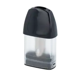 Uwell Caliburn A2 Pod 0,9 Ohm Pod 8 Luftentfeuchter mit schwarzem Deckel und transparentem Gehäuse, kompakte und effiziente Lösung gegen Feuchtigkeit. Ideal für Haushalte und Büros, einfache Handhabung und modernes Design.