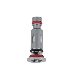 Uwell Caliburn G 0,8 Ohm Head 12 Edelstahl-Düse für Vakuumverpackung, langlebig und robust, geeignet für Lebensmittelindustrie und Haushalt, silberfarben mit rotem Dichtungsring.