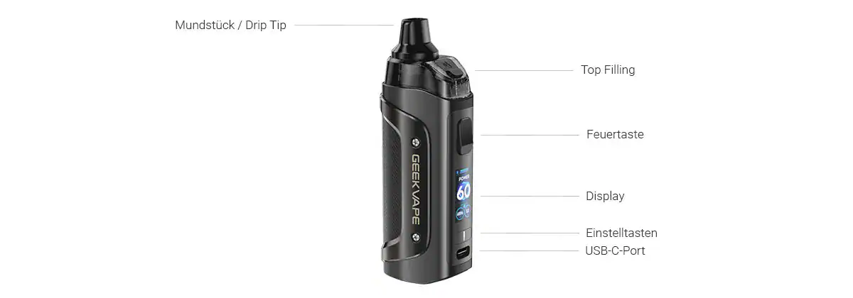 GeekVape Aegis Boost 3 E-Zigaretten Set 3 GeekVape Aegis Boost 3 E-Zigaretten Set