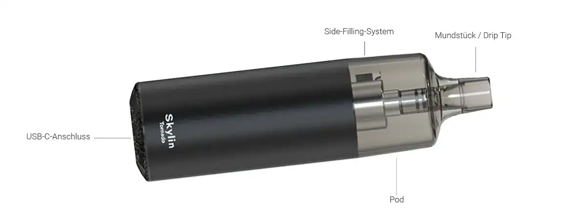 GOBAR Tornado Skylin E-Zigaretten Set 3 Das GOBAR Tornado Skylin E-Zigaretten Set überzeugt mit 10 ml Tankvolumen, 1.000 mAh Akku, 0,6 Ohm Mesh-Coil und USB-C-Laden. Ideal für DL-Dampfer und Einsteiger – jetzt bei LETZ Go Shop bestellen.
