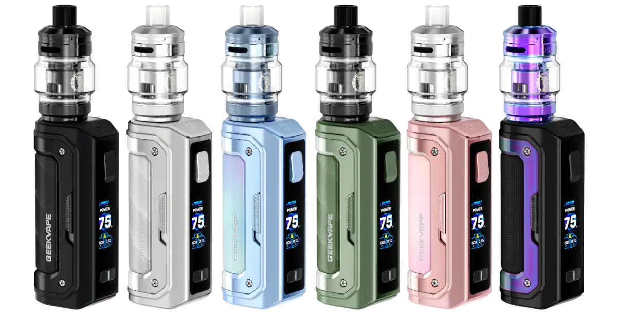 GEEKVAPE Aegis Mini 5 E-Zigaretten Set 2 Das GEEKVAPE Aegis Mini 5 Set vereint einen 3.200-mAh-Akku mit 100 Watt Leistung, IP67-Schutzklasse und dem Z Nano 3 Clearomizer mit 5 ml Tank und Top-Airflow. Kompatibel mit B Series Heads von MTL bis Sub-Ohm. Jetzt im Letz-Go-Shop bestellen.